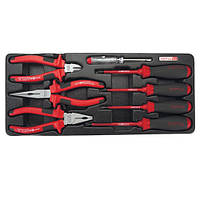 Набір діелектричного інструменту (1000V) 8 од. (в ложементі) TOPTUL GAAT0809 ORG