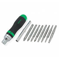 Тріскачкова викрутка-бітотримач 1/4" TOPTUL 19-в-1 GAAR1002 ORG