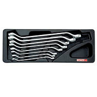Набір накидних ключів 6-22 мм (кут 45°) 8 од. (в ложементі) TOPTUL GAAT0806 ORG