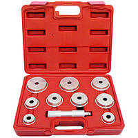 Набір оправ для зняття/установки підшипників і сальників (10 од) HESHITOOLS HS-E2010 ORG