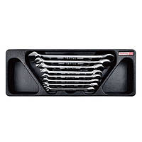 Набір комбінованих ключів тріскачкових 8-19 мм 8 од. (в ложементі) TOPTUL GAAT0817 ORG