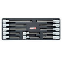 Набір біт упренованих у головку 1/2" 12 од. (в ложементі) TOPTUL GAAT1202 ORG