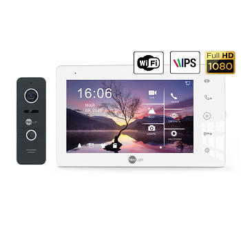 Комплект відеодомофон з викличної панеллю ZETA+ HD WF+ карта пам'яті 32 Гб