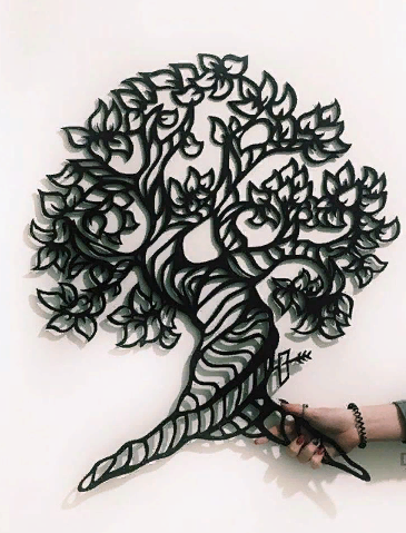 Декоративне панно з дерева вікове Дерево