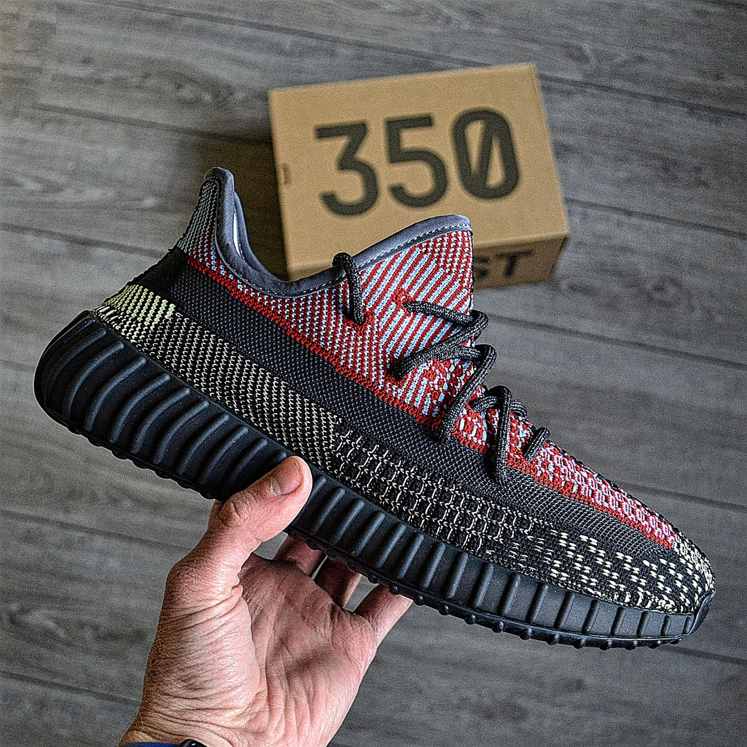 Чоловічі кросівки Adidas Yeezy Boost 350 V2 yecheil. Живе фото. Адідас ізі буст