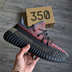 Чоловічі кросівки Adidas Yeezy Boost 350 V2 yecheil. Живе фото. Адідас ізі буст