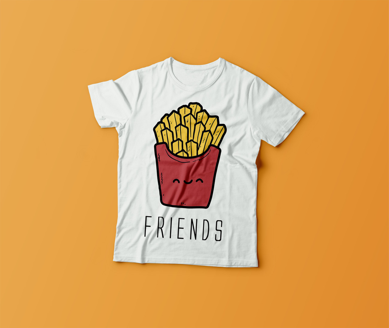 Футболка YOUstyle Friends 0177 140 (12Y) White
