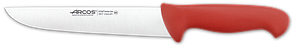 291722 Ніж м`ясника 210 мм серія "2900" червоний