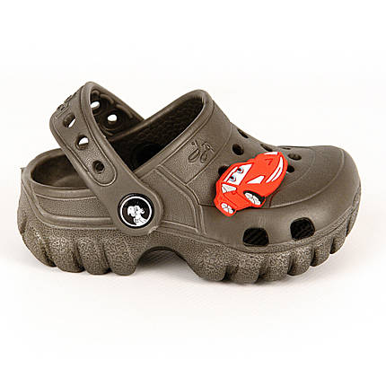 Сабо крокси дитячі 18-24 розмір Коричневий, фото 3