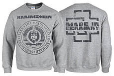 Толстовка Світшот РАМШТАЙН Made In Germany меланжева