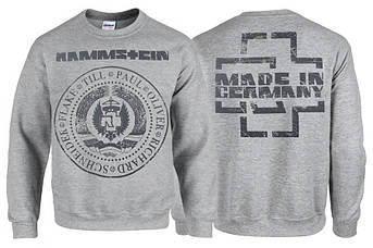 Толстовка Світшот РАМШТАЙН Made In Germany меланжева, фото 1