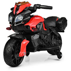 Дитячий електромотоцикл з MP3 Bambi M 3832EL-2-3 червоний