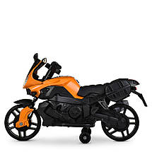 Дитячий електромотоцикл жовтий BMW Bambi M 4080EL-7, фото 6