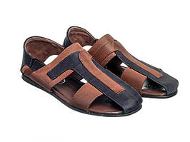 Сандалії Etor 101-3715-626 синій+рудий