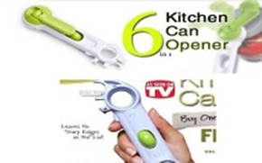 Відкривачка універсальна KITCHEN CAN OPENER 6IN1, фото 3