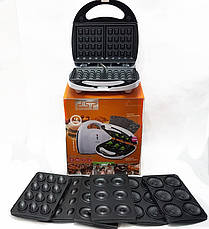 Апарат для приготування 4в1 пончиків і печива DSP KC1131 750Вт, фото 3