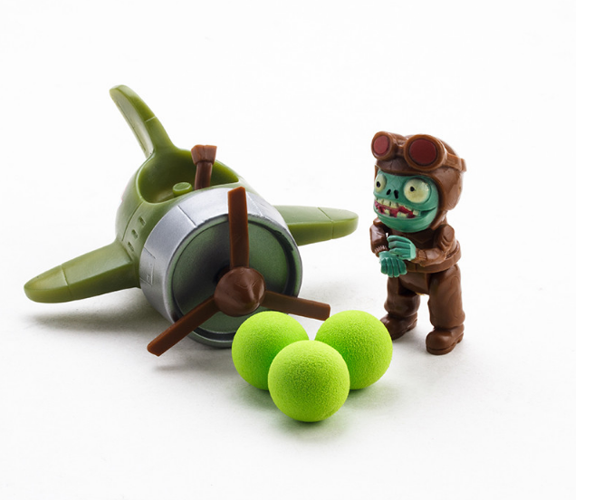 Іграшка Рослини проти зомбі Літак з малюком Plants vs zombies