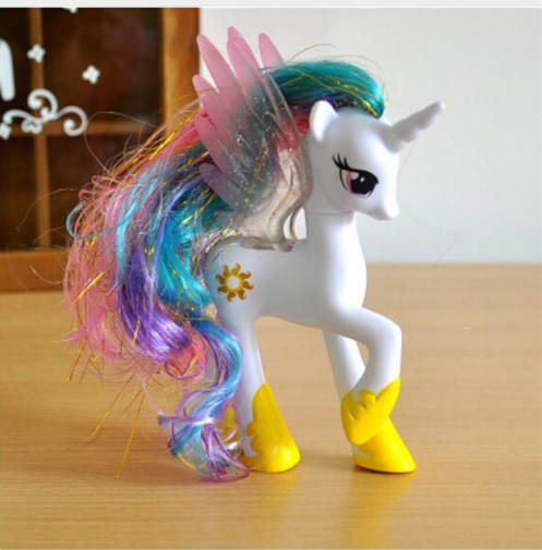 Поні 14 см My Little Pony Мій маленький поні Селестія Іграшка для дівчаток Єдиноріг
