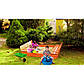 Набір пісочниця JustFun 120х120 див. + стіл з лавками кольорове, фото 5