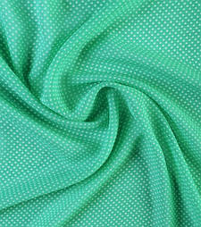 Шифон (Горох) Белый на мята