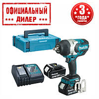 Аккумуляторный гайковерт для шиномонтажа Makita DTW 1002 RTJ (1000 Нм)