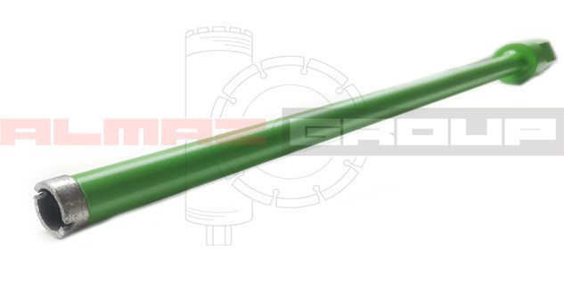 Алмазна коронка  L -60см. (свердло алмазне) Almaz Group™ Ø 18 мм. Turbo- X. (кільцевий)
