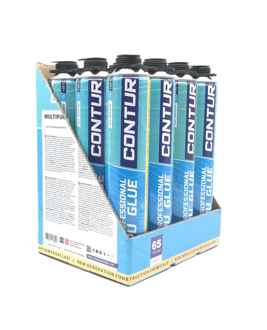 Упаковка піни-клею професійна CONTUR 900 GLUE (BOX 12 шт)