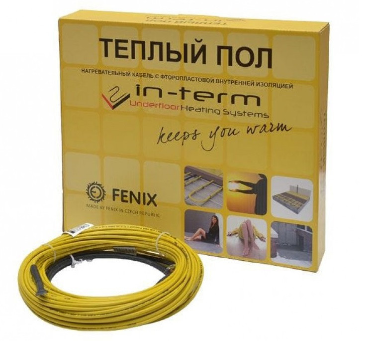 Нагрівальний кабель In-Therm (Чехія) двожильний 4мм
