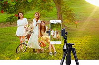 Телескопический штатив-тренога для камеры и телефона Yunteng VCT-5208