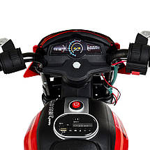 Дитячий мотоцикл на моторі з амортизатором Yamaha Bambi JT5158-3, фото 5