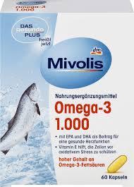 Guten Tag Омега 3 Риб'ячий Жир Omega - 3, 1000mg Mivolis - Das gesunde Plus 60 шт., фото 1