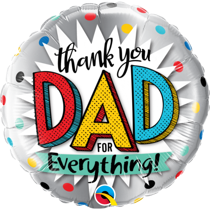 Q 18" Thanks Dad For Everything (пасив За Все Папа)