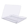 Чохол пластикова накладка для макбук Apple Macbook PRO Retina 15,4" (A1398) - прозорий глянцевий, фото 3