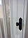 Двері міжкімнатні гармошка засклена, білий ясен 610, малюнок "Башточка", 860х2030х12мм, фото 4