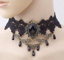 Красиве кольє чокер на шию з підвісками