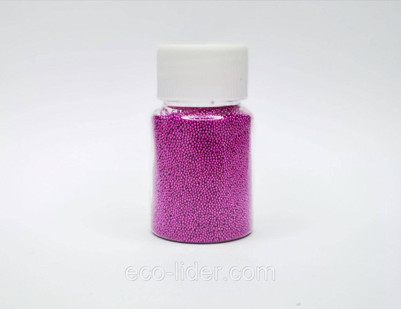 Бульонки для створення слаймов і дизайну нігтів, яскраво-фіолетові, фото 1