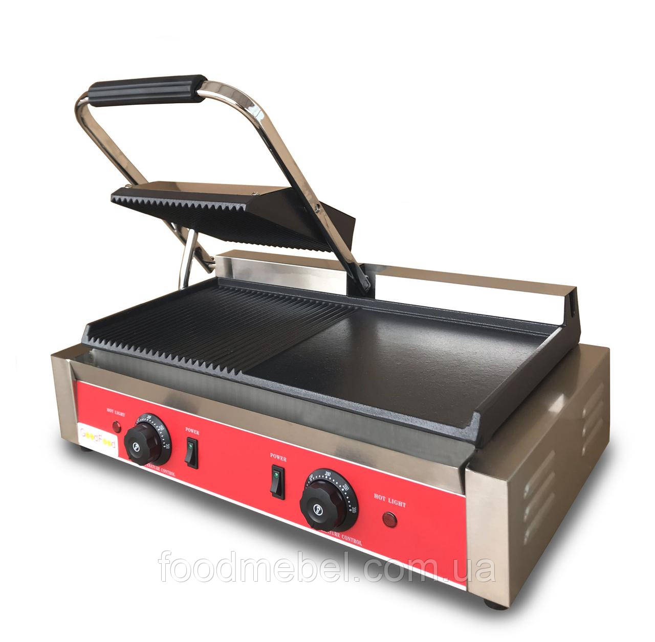 Гриль контактний GoodFood ECG201RF з жарячною поверхнею