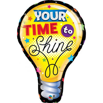 Q 40" Your Time To Shine (Товий годинник Синяя)