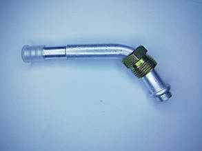 Фітінг №8, 45', алюміній, гайка з зовнішньою різьбою