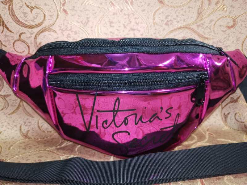 Жіноча сумка на пояс VICTORIA'S SECRET глянсовий мистецтв шкіра Чудова якість тільки гуртом
