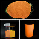 1 кілограм світний порошок Люмінофор ТАТ 33 — 10 кольорів по 100 грамів, фото 3