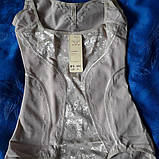 Коригувальне стягувальне боді під груди для схуднення. Комбідрес для корекції фігури сильної утяжки, фото 4