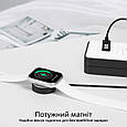 Бездротовий зарядний пристрій Promate AuraCord-A для Apple Watch з MFI USB-A 1 м Black (auracord-a.black), фото 4