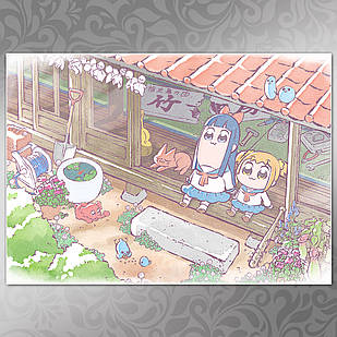 Плакат А4 Аніме Poputepipikku 004