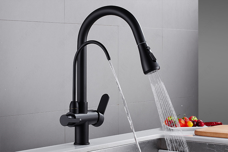 Змішувач для раковини на кухні. Модель RD-528, фото 1