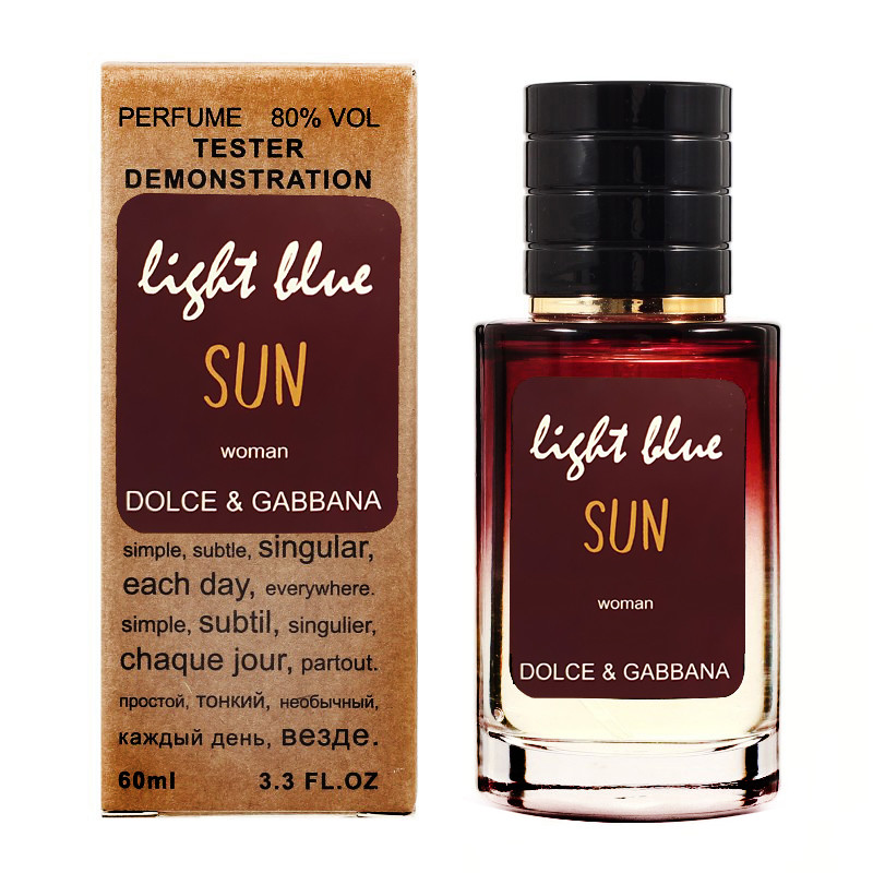 Dolce&Gabbana Light Blue Sun TECТЕР LUX жіночий 60 мл