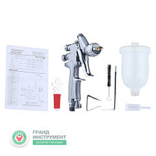 Фарбувальний пістолет HVLP форс. 0.8 мм бачок 250мл верх.пласт. AUARITA H-921-MINI-0.8, фото 2