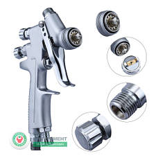 Фарбувальний пістолет HVLP форс. 0.8 мм бачок 250мл верх.пласт. AUARITA H-921-MINI-0.8, фото 5