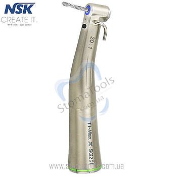 NSK Ti-Max SG20L (20:1) - Понижуючий наконечник для імплантації з фіброоптикою
