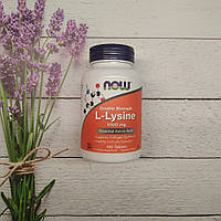 Now Foods L-Lysine 100 tab 1000 mg, лизин Нау фудс